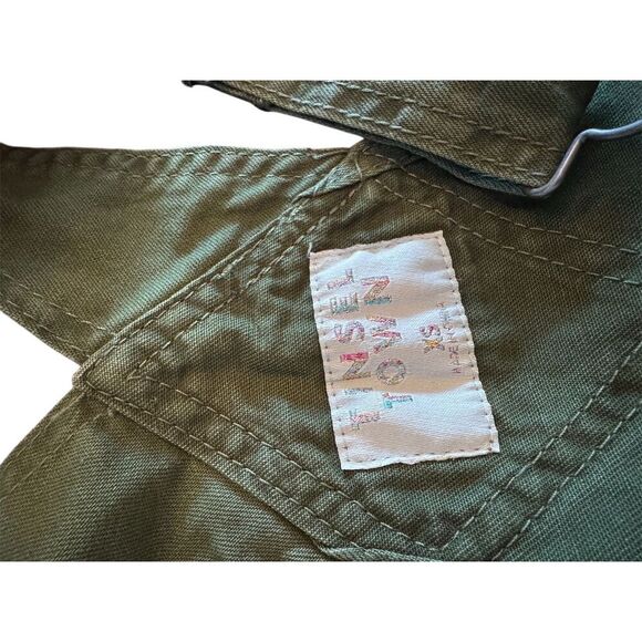 Tinseltown Women's Green Denim Overalls Size XS Adjustable Straps - Picture 12 of 15